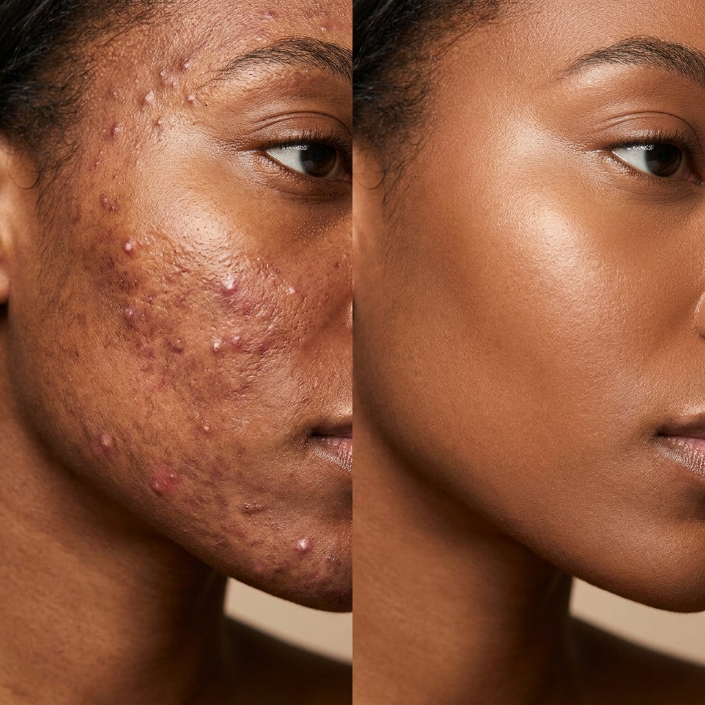 Ngozi E. before and after